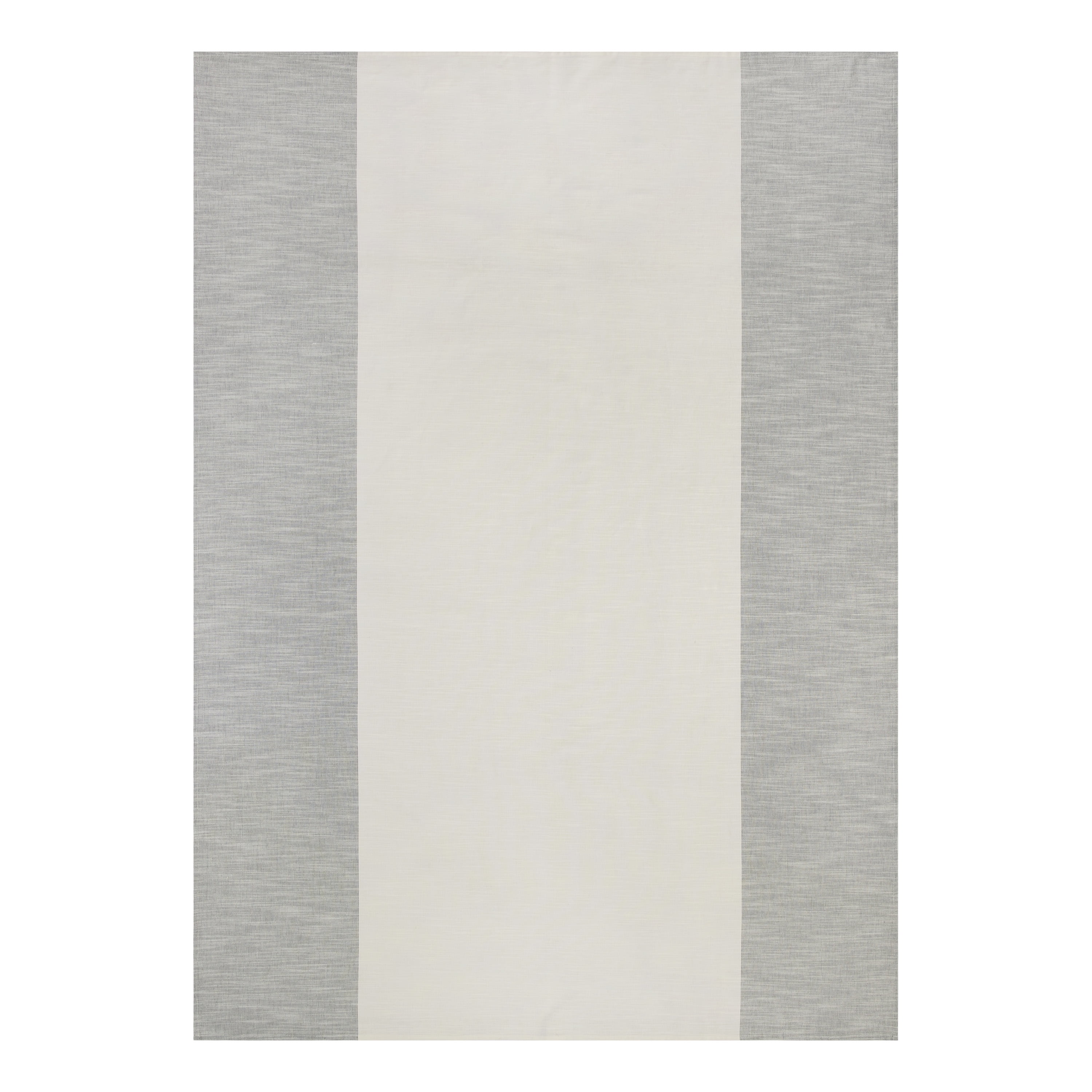 Better Homes & Gardens Jett Stripe Cotton 60" x 84" Tablecloth, Vanilla Dream & Grey Stone
