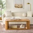 thumbnail interactive-video image 1 of Better Homes & Gardens Juliet Coffee Table, Light Honey Finish, 1 of 9