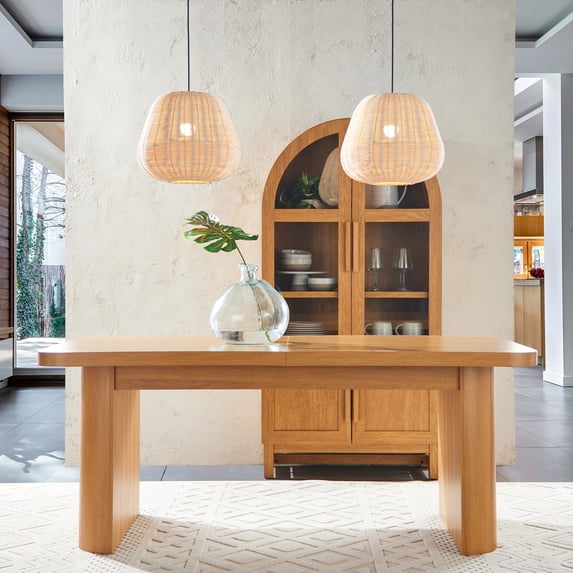 Better Homes & Gardens Juliet Extendable Dining Table, Light Honey