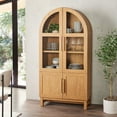 thumbnail image 1 of Better Homes & Gardens Juliet Kitchen Rounded Arch Cabinet, Light Honey, 1 of 14