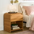 thumbnail image 1 of Better Homes & Gardens Juliet Nightstand with USB, Light Honey Finish, 1 of 8