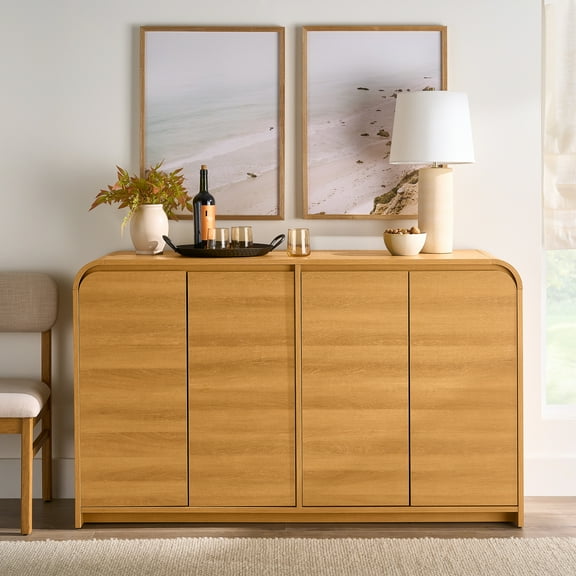 Better Homes & Gardens Juliet Sideboard, Light Honey Finish