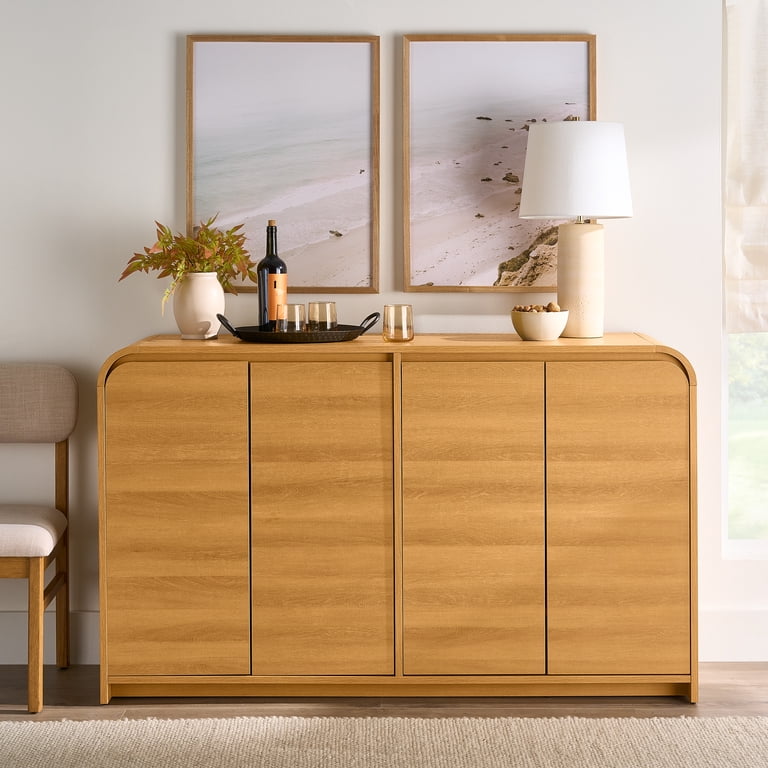Better Homes & Gardens Juliet Sideboard, Light Honey Finish
