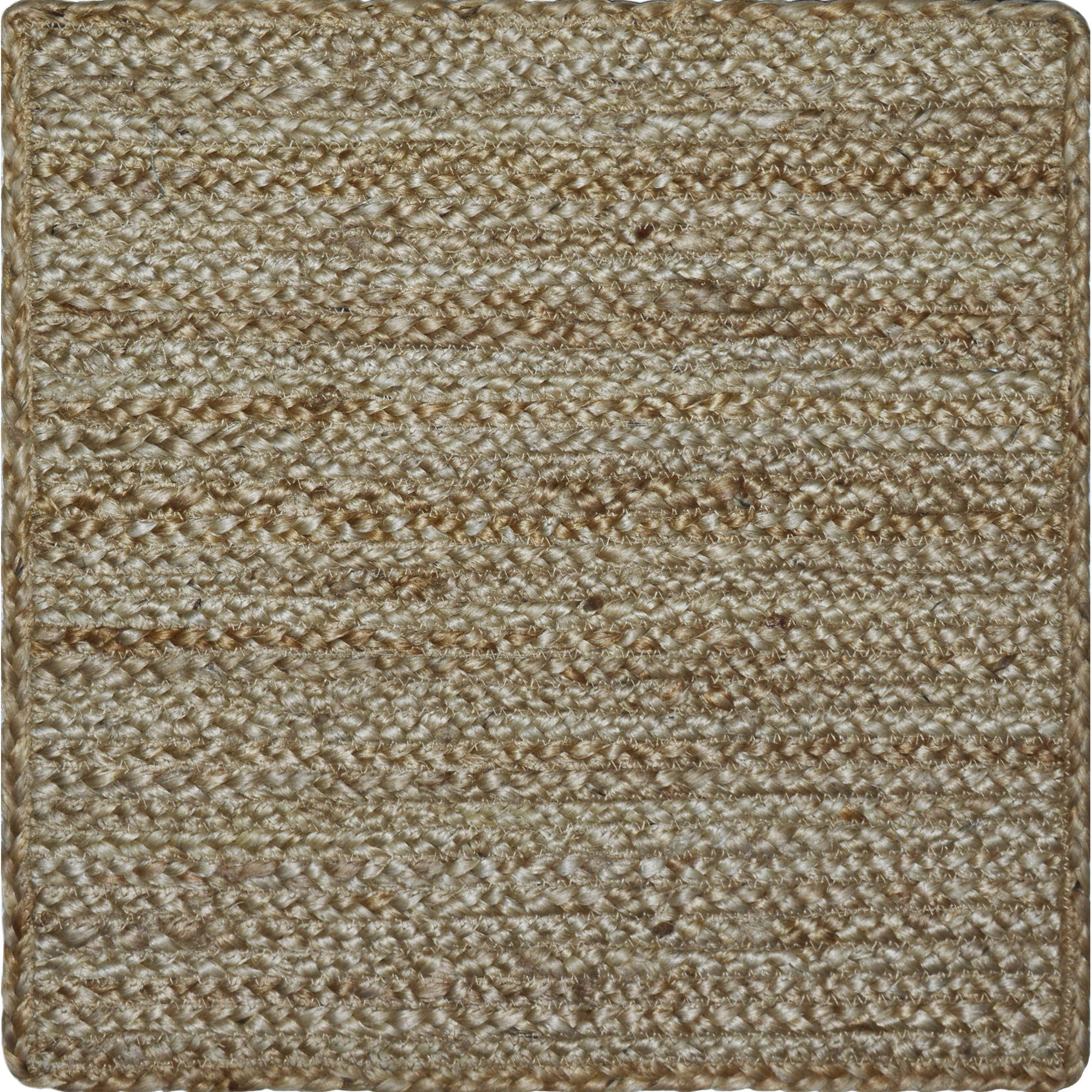 Better Homes & Gardens Jute Braid 14" Natural Color Square Table Place Mat - image 1 of 2