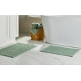 thumbnail image 1 of Better Homes & Gardens Katti Lattice 2 Piece Bath Rug Set, Green River, 17" x 24" & 20" x 30", 1 of 9