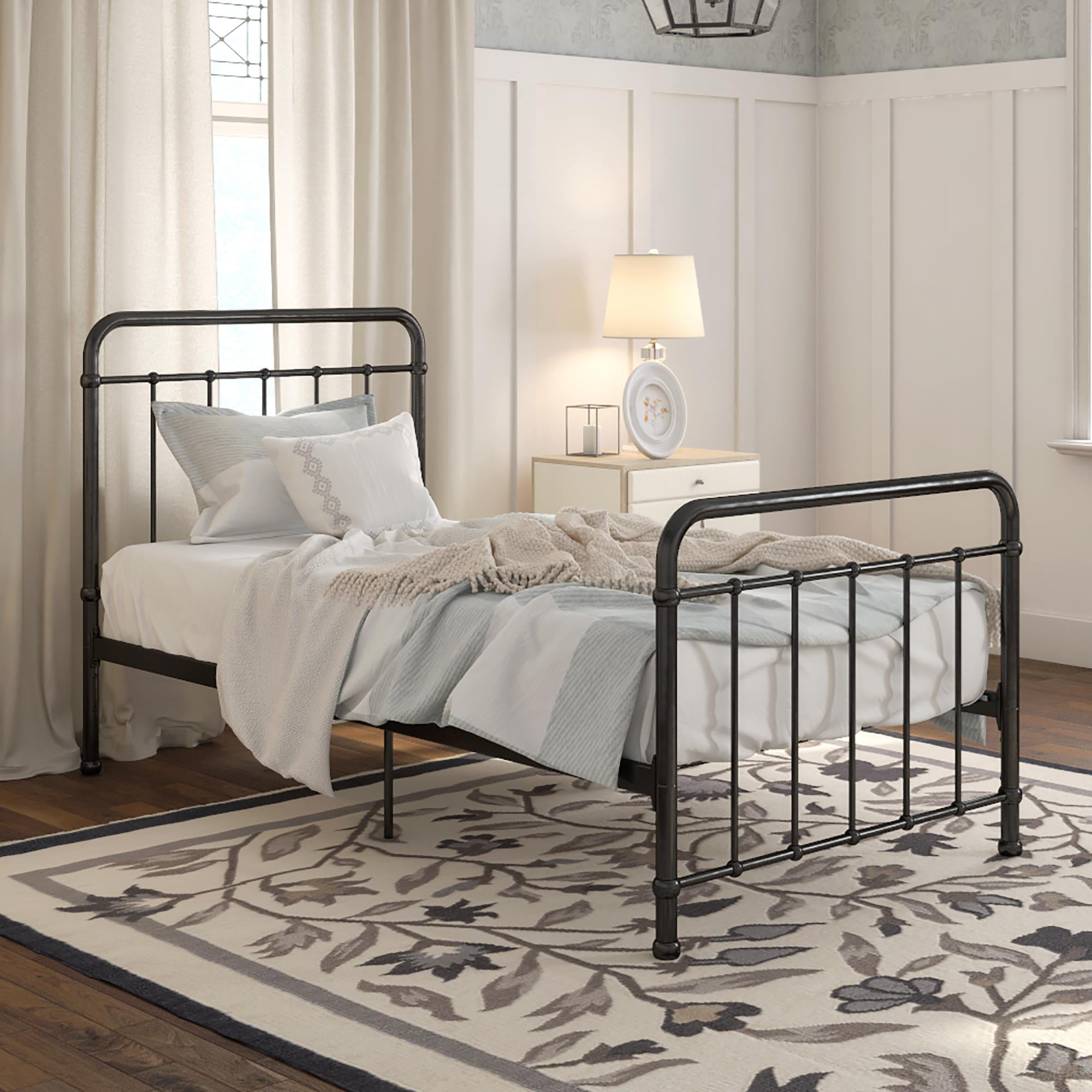 Better Homes & Gardens Kelsey Twin Metal Bed, Black
