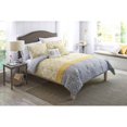 Better Homes & Gardens King Medallion Yellow & Gray Comforter Set, 5