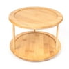 Better Homes & Gardens Kitchen Organizer Bamboo Turntable 2-Tier Spice Rack, 10.04 DIA x 6.89 in