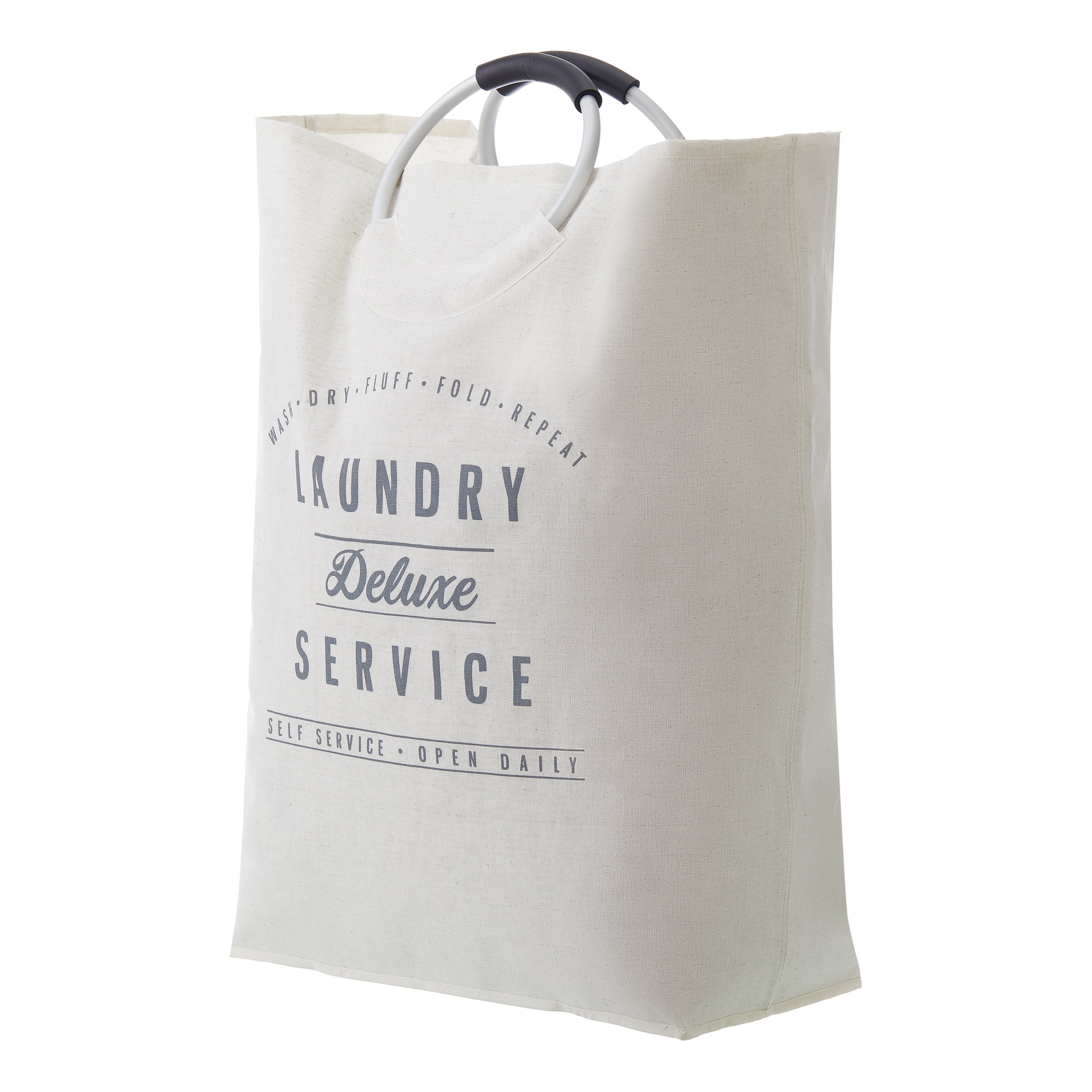 Better Homes & Gardens Laundry Deluxe Service Canvas Tote - 17 x 8.5 x 25.25 in