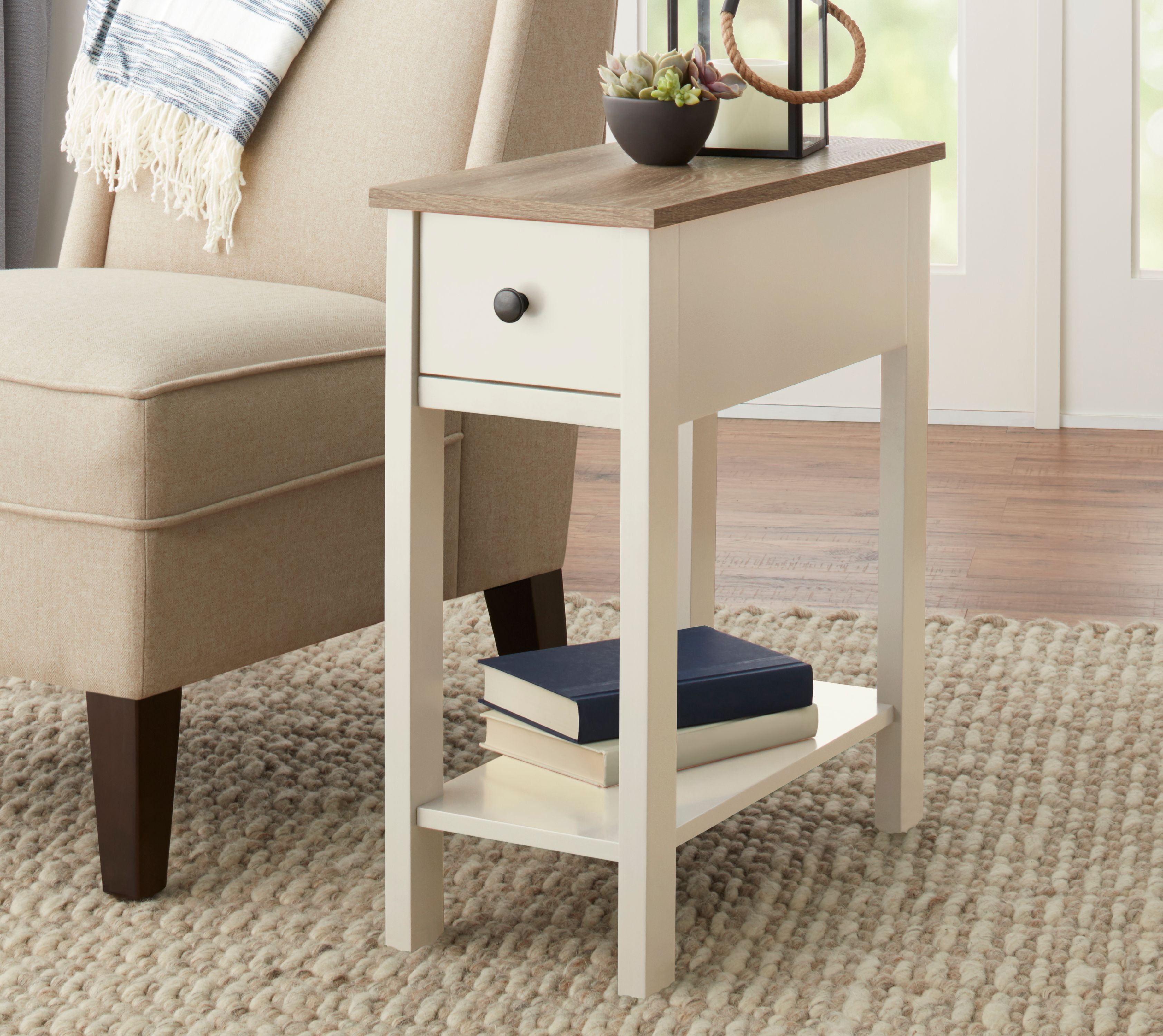 Better homes & gardens laurel accent table with drawer deals
