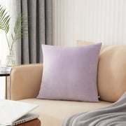 Better Homes & Gardens, Lavender Tonal Velvet Throw Pillow, 20" X 20", 1 Piece