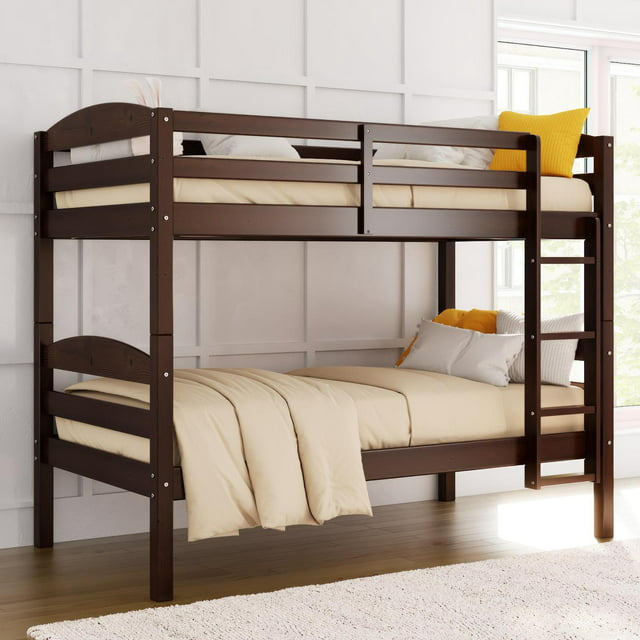 Better Homes & Gardens Twin-over-Twin Convertible Bunk Bed (6 Colors)
