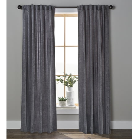 Better Homes & Gardens Light Filtering Chenille Curtain Panel, 1-Piece, Gray Flannel, 54" W x 63" L price history and forecast - Better Homes & Gardens