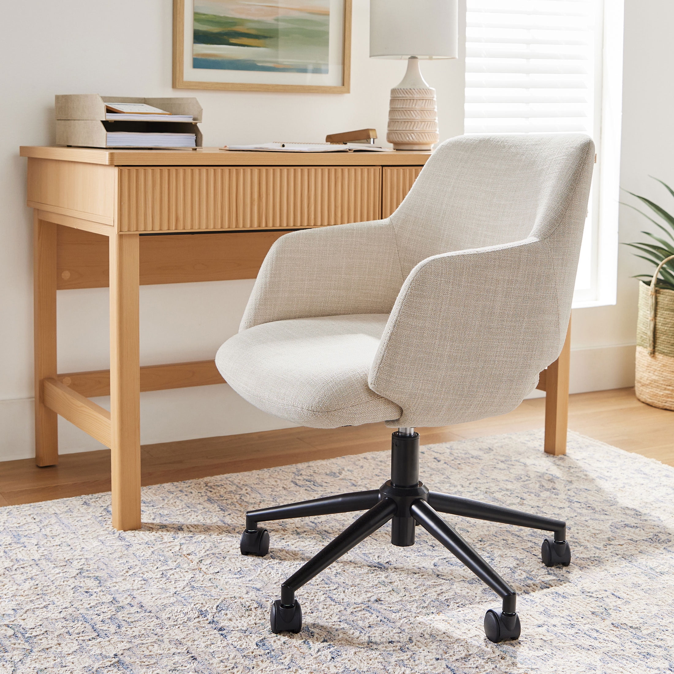 Better Homes & Gardens Lillian Office Chair, Cream - Walmart.com