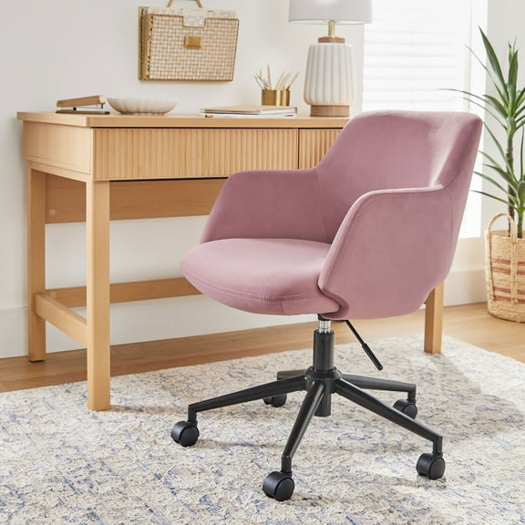 Better Homes & Gardens Lillian Office Chair, Rose