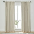 thumbnail image 1 of Better Homes & Gardens Linen Blend Curtain, Single Panel, Papyrus Beige, 50" W x 84" L, 1 of 6