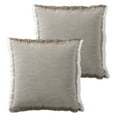 thumbnail image 1 of Better Homes & Gardens, Linen Throw Pillows, Square, 20" x 20", Brown, 2 Pack, 1 of 5
