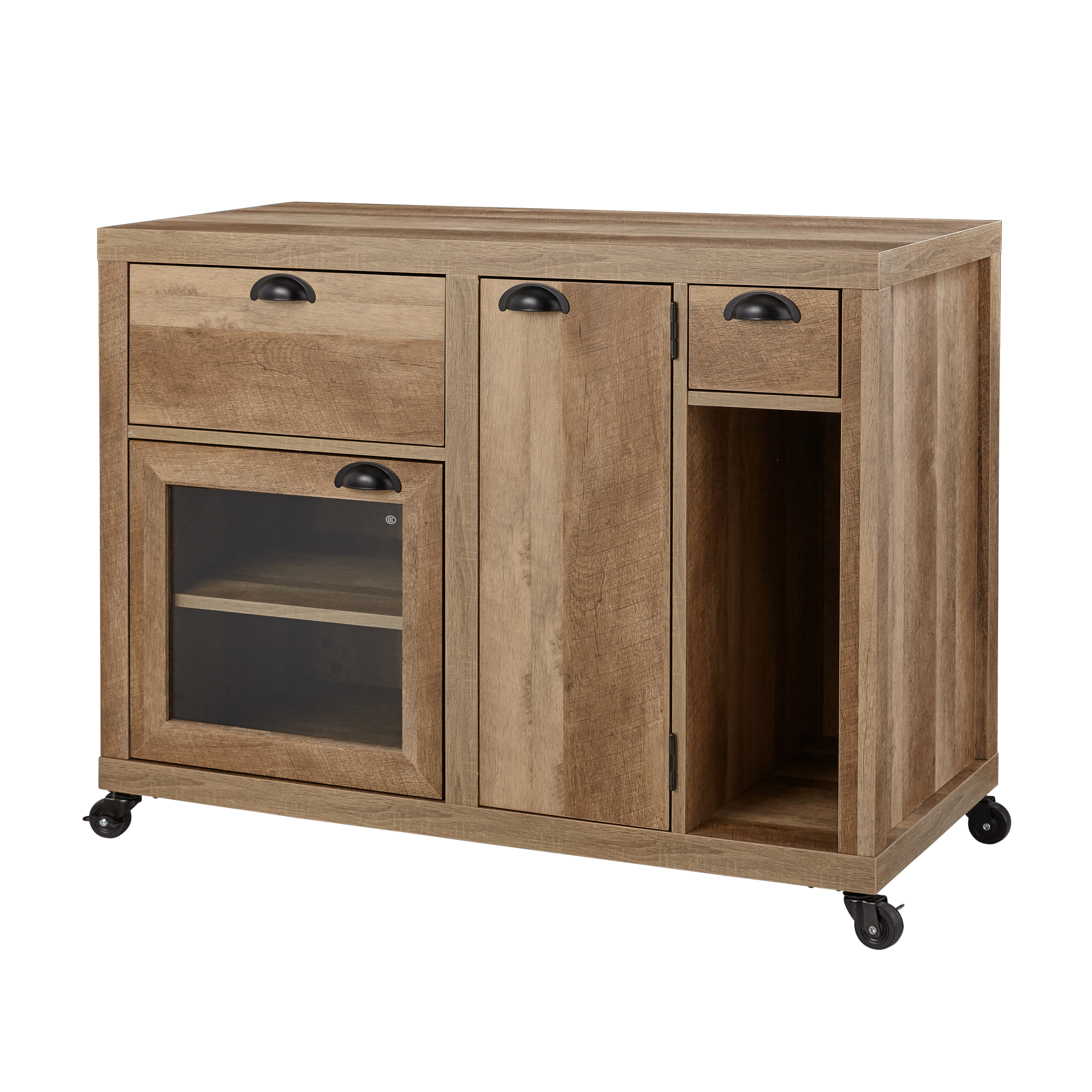 Better Homes & Gardens Lucy Kitchen Cart, Weathered Wood - image 1 of 6