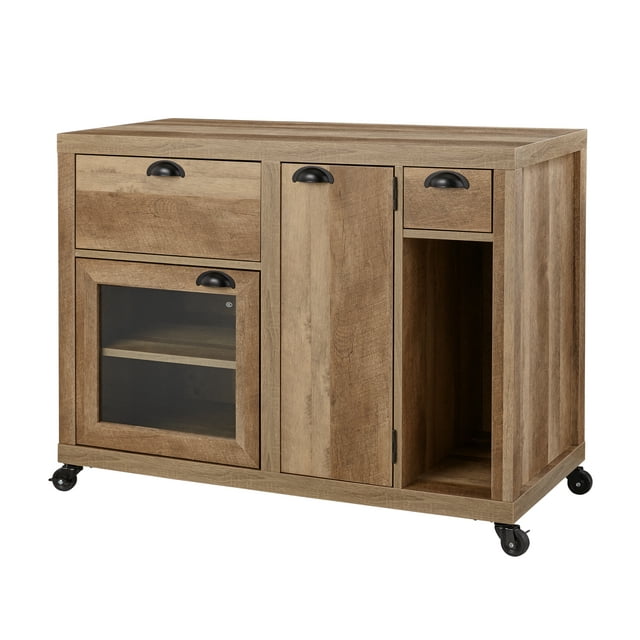 Better Homes & Gardens Lucy Kitchen Cart, Weathered Wood