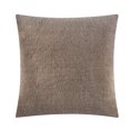 thumbnail image 1 of Better Homes & Gardens Luxe Faux Fur Decorative Throw Pillow, 20" x 20", Brown, Square, 1 Piece, 1 of 5