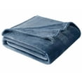 Better Homes & Gardens Luxury Velvet Plush Blanket, Blue, King