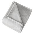 thumbnail image 1 of Better Homes & Gardens Luxury Velvet Plush Blanket, Silver, Twin, Adult/Teen, 1 of 5