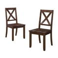 thumbnail image 1 of Better Homes & Gardens Maddox Crossing Wood Dining Chairs, Set of 2, Mocha, Indoor, 1 of 2