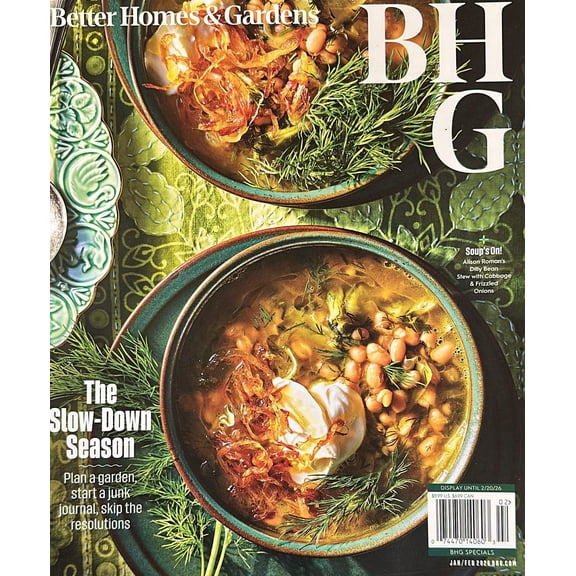 Better Homes & Gardens Magazine January February 2026