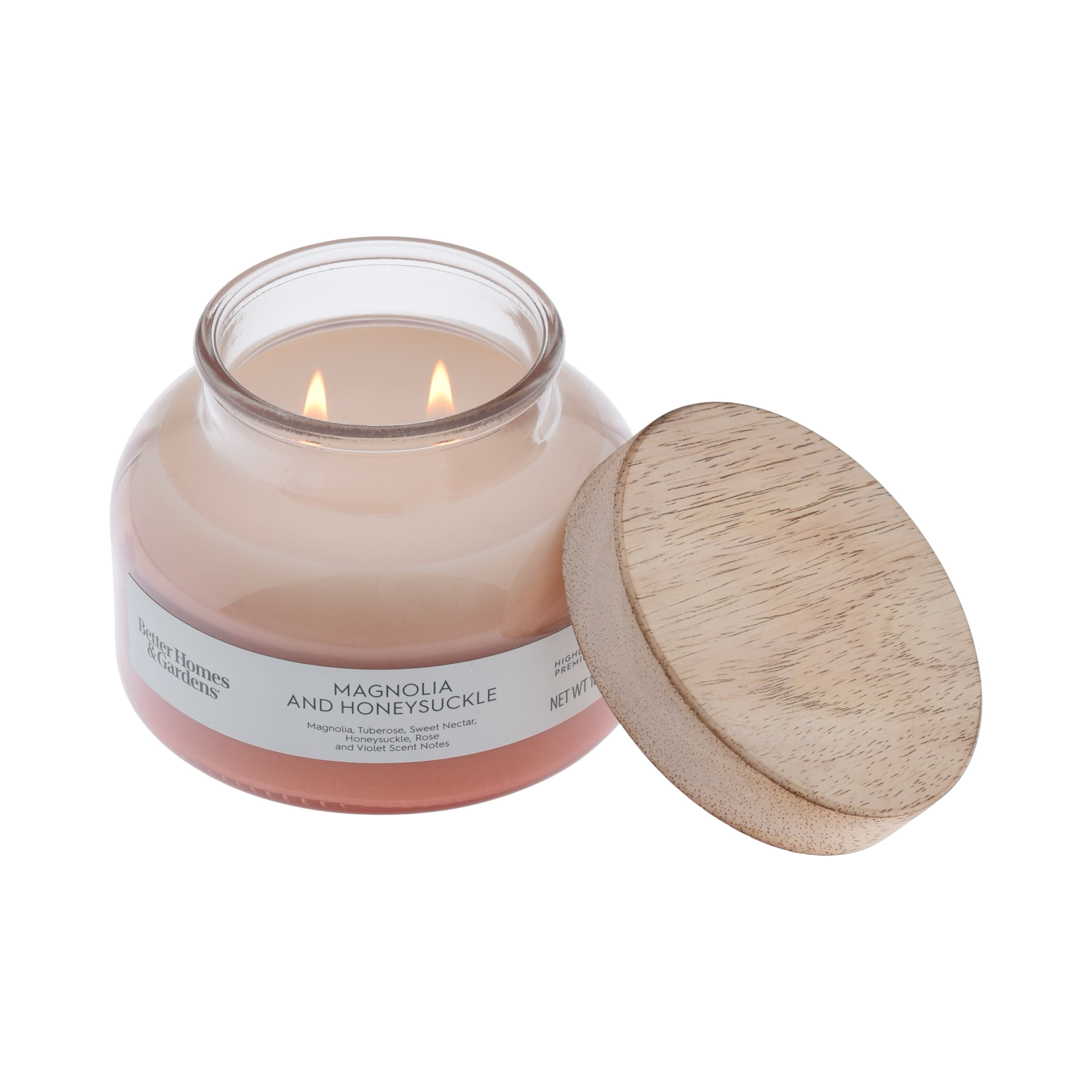 Better Homes & Gardens Magnolia and Honeysuckle Scented 18oz Ombre