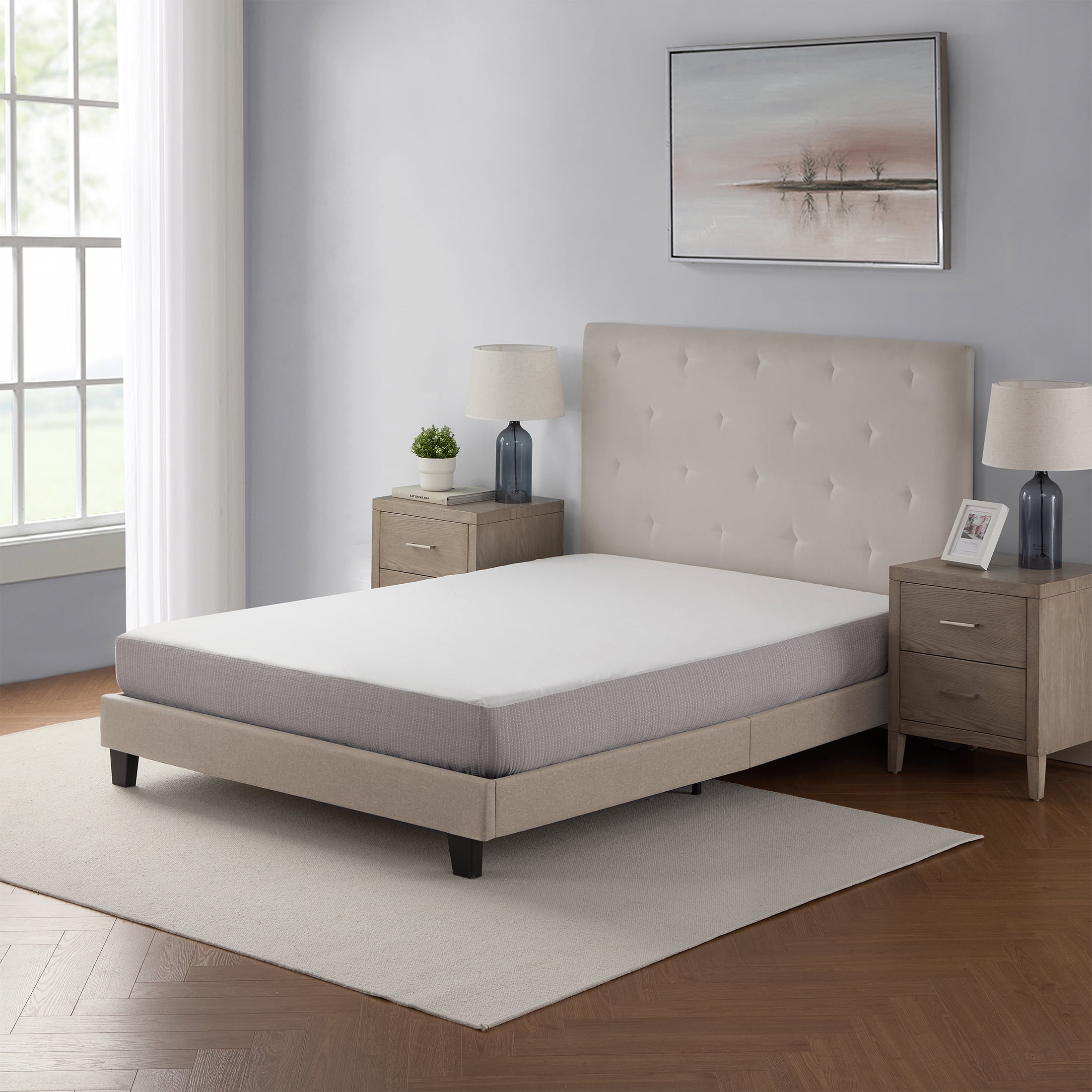 Better Homes & Gardens Waffle Box Spring Cover, White, King Better Homes & Gardens Waffle Box Spring Cover, White, King