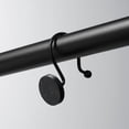 thumbnail image 1 of Better Homes & Gardens Matte Black Button Rustproof Shower Curtain Hooks, 12pc, 1 of 6