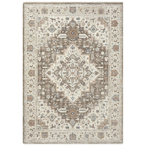 Better Homes & Gardens Medallion Indoor Area Rug, Multicolor, 5'x7