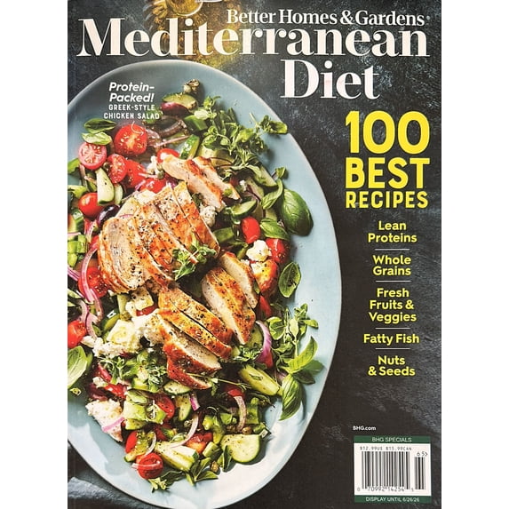 Better Homes & Gardens, Mediterranean Diet Magazine Issue 65 - Walmart.com