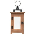 Better Homes & Gardens Medium Decorative Wood and Metal Lantern Candle