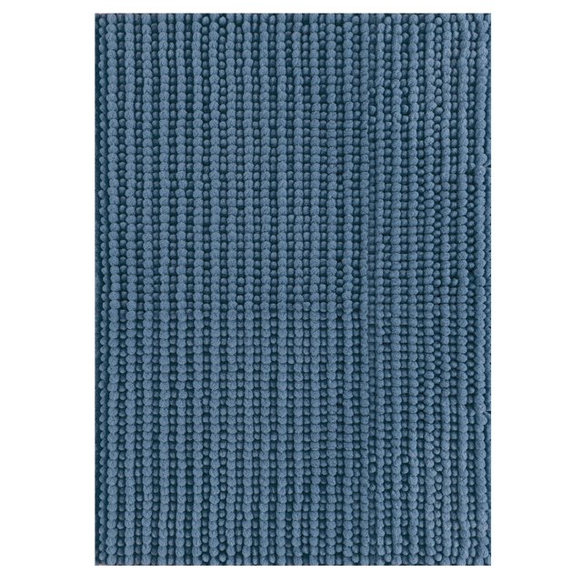 Better Homes & Gardens Memory Foam Noodle Bath Mat, Insignia Blue, 20