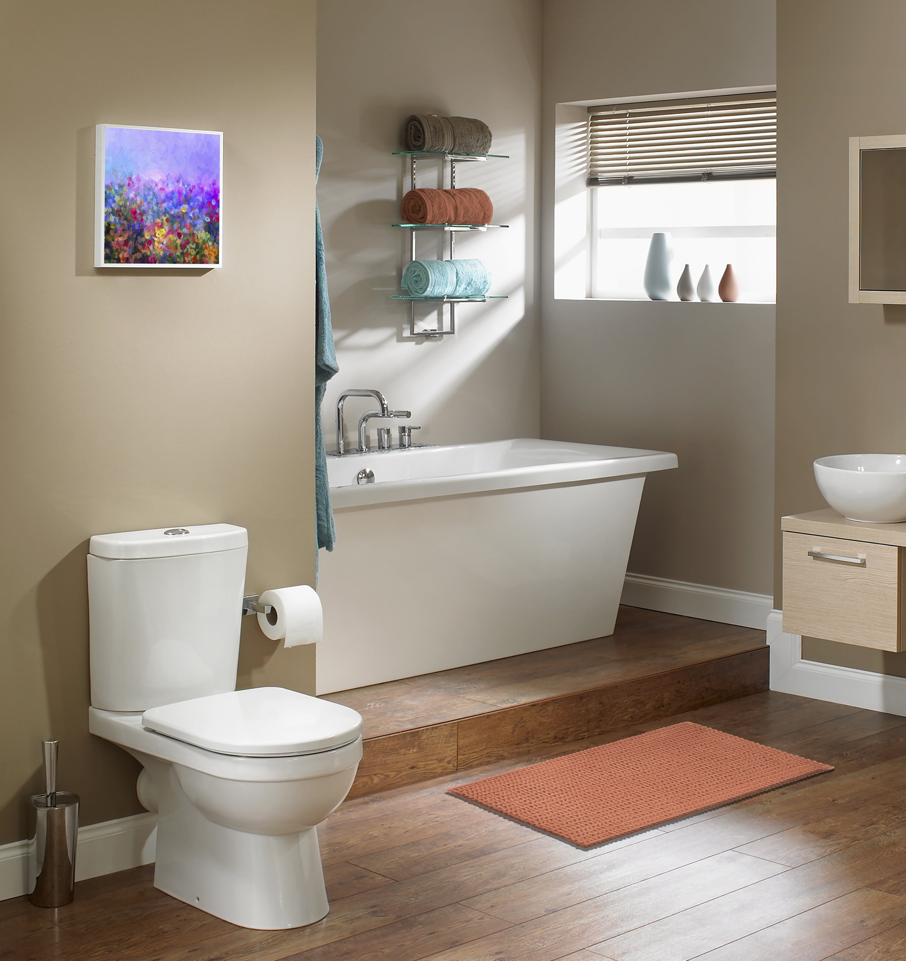 Better Homes & Gardens Memory Foam Noodle Bath Mat