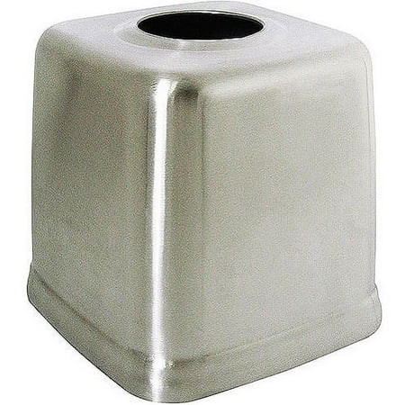 Better Homes & Gardens Metal Collection Brushed Nickel Finish Tissue Box Cover, 1 Each