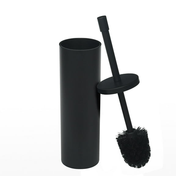 Better Homes & Gardens Metal Toilet Brush & Holder, Matte Black