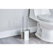 Better Homes & Gardens  Metal Toilet Brush and Plunger Set, Brushed Nickel