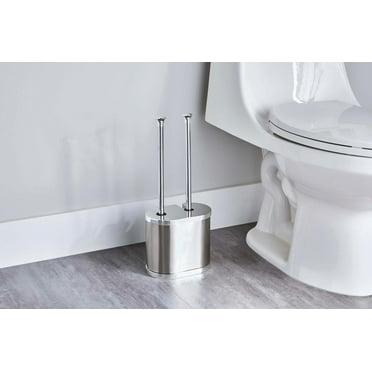 Better Homes & Gardens  Metal Toilet Brush and Plunger Set, Brushed Nickel