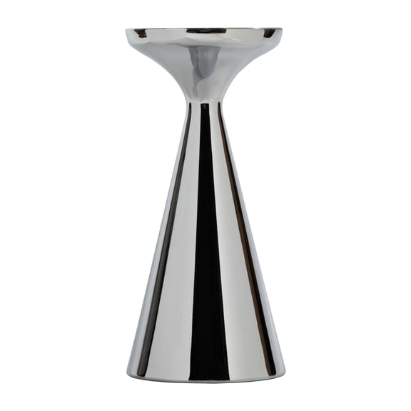 Better Homes & Gardens Metal Truitt Candle Holder with Chrome Finish, Small