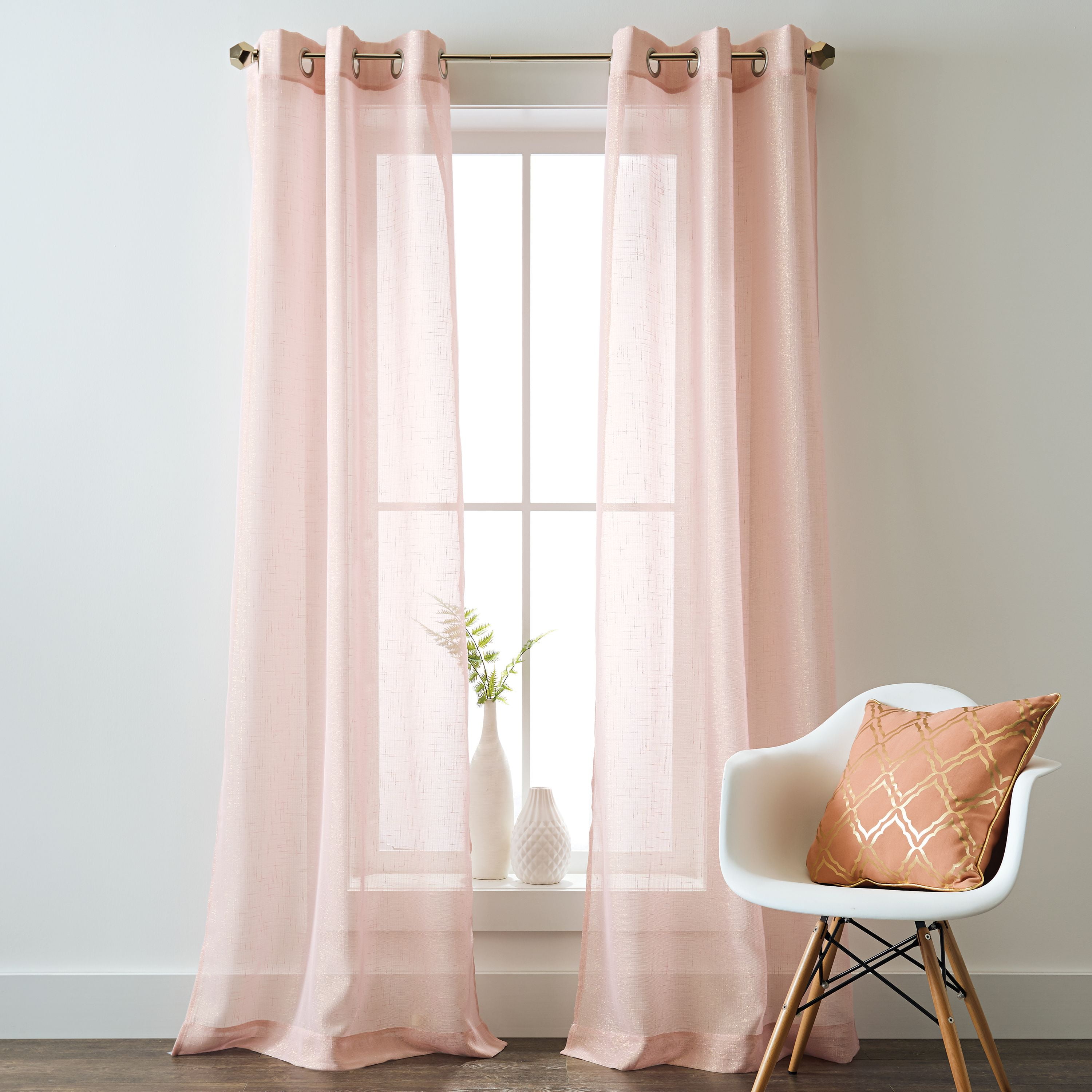 Better Homes & Gardens Metallic Shimmer Grommet Panel Pair