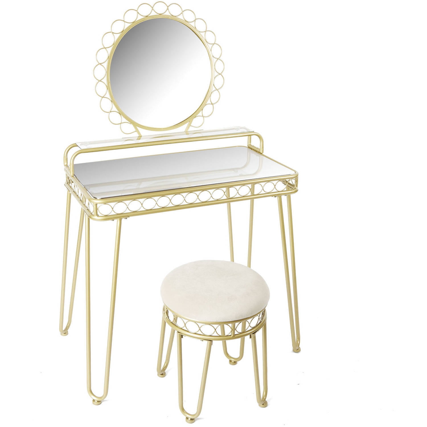 Better homes & gardens mirabella bedroom vanity & stool deals