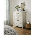 thumbnail image 1 of Better Homes & Gardens Modern Farmhouse 4-Drawer Dresser, Rustic White Finish, 1 of 8