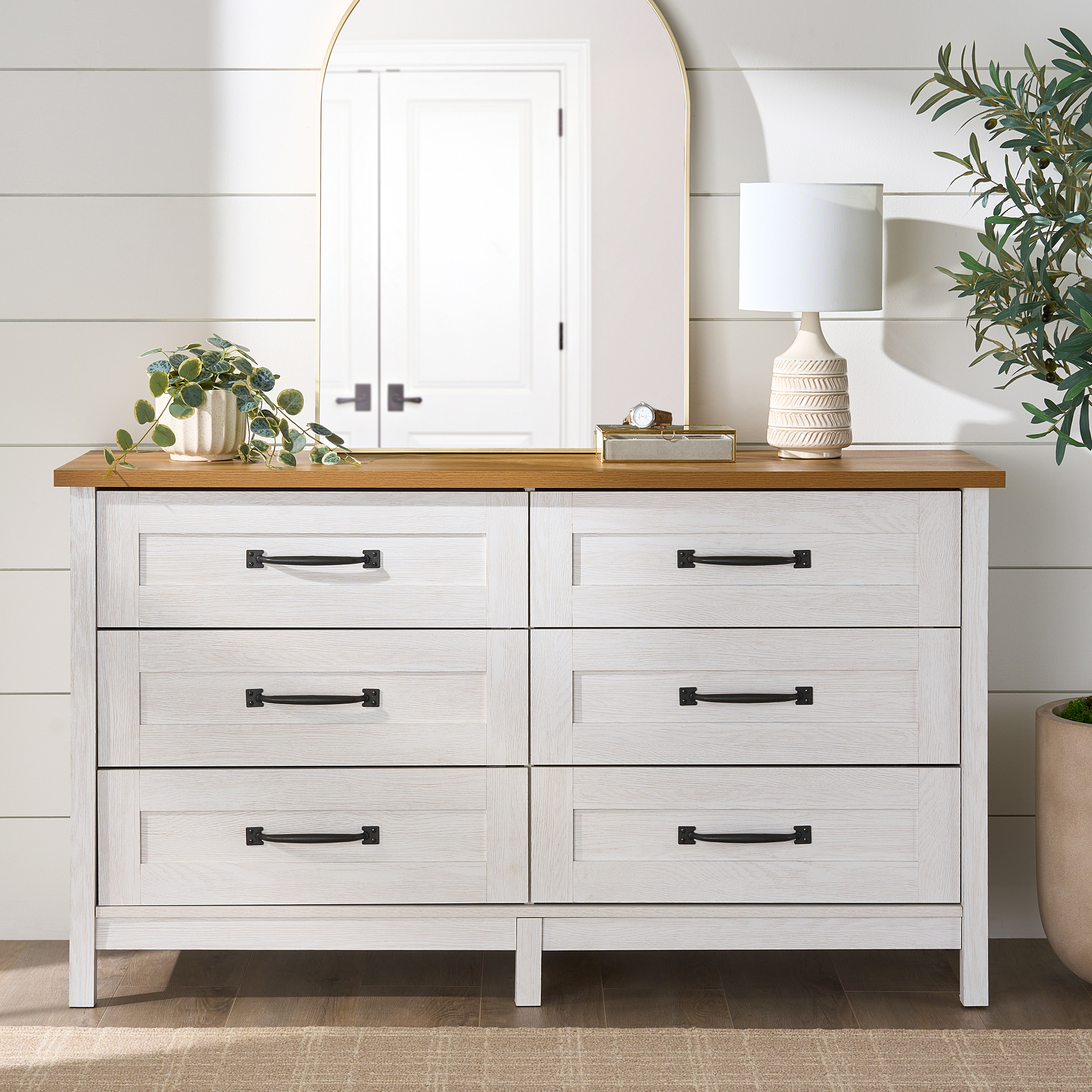 Better Homes Gardens Modern Farmhouse 6 Drawer Dresser Alabaster And Light Honey Finish: What to Know Before You Buy