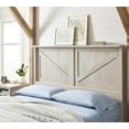 Better Homes & Gardens Modern Farmhouse Queen Headboard, Rustic White