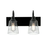 Costway 3 Light Glass Wall Sconce Modern Pendant Lampshade Fixture ...