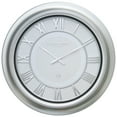 Better Homes & Gardens Modern Oversized 28in. Wall Clock, Silver