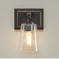 thumbnail image 1 of Better Homes & Gardens Modern Wall Scone Vanity Light, Bronze Metal Glass Shades, Bulb Not Included, 1 of 10