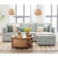 thumbnail image 1 of Better Homes & Gardens Modular Sectional Sofa with Storage Ottoman, Grey, 1 of 12